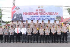 Jalankan Program 3 Unggulan, Kapolres Muba Ganjar 13 Kapolsek Penghargaan, Berikut Polseknya!