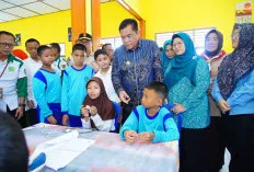 Bupati Muba Tinjau Pemeriksaan Kesehatan Gratis di Sekolah