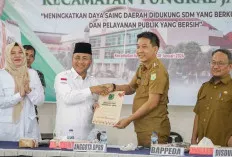 Perangkat Desa di Kecamatan Tungkal Jaya Dimentori Langsung oleh Pj Bupati Apriyadi, Pembangunan Tahun 2024 Te