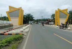 Wow, Keren Tugu Perbatasan Muba – Mura Sangat Cantik, Sering Dijadikan Tempat Selfi 