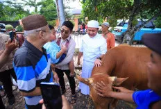 Keliling Gandus Saat Idul Adha, Ini Pesan Mendalam Gubernur Sumsel Herman Deru tentang Keharmonisan