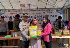 Polsek Tungkal Jaya Gelar Gerakan Pangan Murah, Sediakan 3 Ton Beras untuk Warga