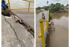 Jembatan Lubuk Rukam-Muara Kumbang Roboh, Warga Minta Penanganan Cepat  