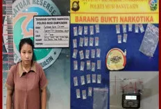 Polres Muba Amankan Pengedar Narkotika di Sekayu, 8,19 Gram Sabu Disita