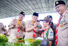 Rayakan Hari Pramuka, Kamabicab Muba H Sandi Buka lomba Kuliner Nusantara 