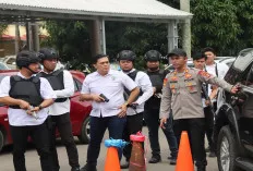 Gabungan Satreskrim dan Satres Narkoba Polres Muba Gerbek Rumah Pelaku Kejahatan di ''Lingkungan Polres''