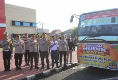 Wujudkan Mudik Aman dan Berkesan: Polres Muba Fasilitasi Puluhan Warga Pulang Kampung Gratis 2026