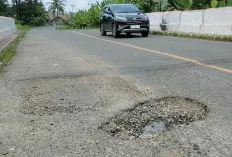 Kondisi Jembatan Air Patin Sanga Desa di Muba Menjadi Keluhan Pengendara saat Dilintasi 
