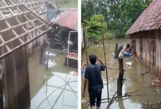 Hujan Deras Disertai Angin Kencang, Rumah Warga di Ogan Ilir Roboh, Kerugian Capai Puluhan Juta 