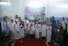 Ketua TP PKK Sumsel Feby Deru Santuni Anak Yatim dan Dhuafa di Momen Tahun Baru Islam 1447 H