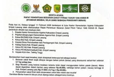 Ini Besaran Zakat di Empat Lawang, Beras 2,7 Kg, Uang 45.000 Per Jiwa
