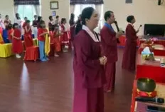 Vihara Vajra Bumi Silampari Padati Umat Tionghoa Rayakan Imlek 2576 Kongzili