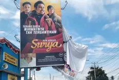 Enggak Bahaya Ta! Spanduk di Simpang 4 Rumah Pintar Terlepas