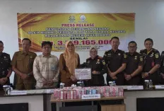 Kejari Musi Rawas Berhasil Pulihkan Keuangan Negara Rp3,7 Miliar