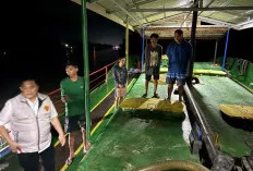 Operasi Gabungan,  Dua Kapal Tanker Bermuatan Solar Ilegal Terjaring di Perairan Musi