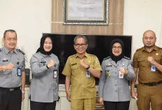 Sekda Supriono Terima Audiensi Plh Kanwil Kemenkumham Sumsel Bahas MIPC 2024