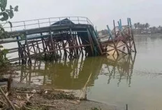 Rumah Pompa PDAM Tirta Betuah Ambruk hingga Nyaris Tenggelam ke Sungai