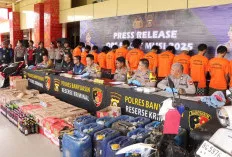 Wow, Polres Banyuasin Ungkap 82 Kasus dalam 16 Hari Operasi Pekat Musi 2025