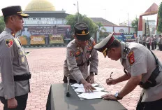 Sertijab Kabag Log Polres Muba 