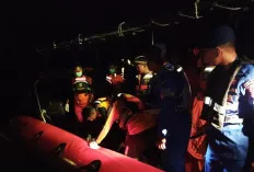 Hingga Larut Malam Tim Basarnas dan Polsek Muara Padang Lakukan Pencarian Korban Tenggelam 