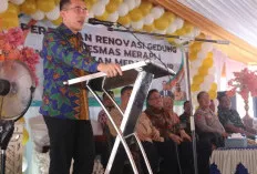 Pj Bupati Lahat Resmikan Renovasi Bangunan Puskesmas Merapi 1 Desa Arahan 