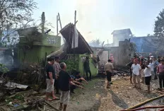 Empat Rumah di Teluk Lubuk Ludes Terbakar, Kerugian Capai Rp856 Juta