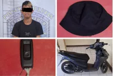 Tim Panther Polsek Pemulutan Tangkap Residivis Curanmor, Beraksi Saat Korban Tidur di Truk  