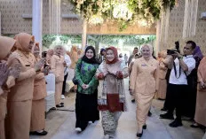 Hadiri Momen HUT Ke-25 DWP Sumsel, Pj Gubernur Elen Setiadi Ingatkan Anggota  DWP Sumsel Bijak Gunakan Medsos