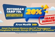 Mudik Lebaran, Berlaku Hari Ini Diskon Tarif ToL