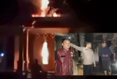 Rumah Kades Tugu Sempurna Ludes Terbakar, Kerugian Ditaksir Rp100 Juta