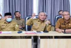 Bahas Tantangan dan Solusi, Sekda Muba Hadiri Rakor Bersama Instansi Terkait, Dukung Percepatan Tol