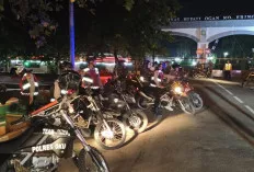Jaga Kamtibmas dan Jelang Pemilihan, Polres OKU Lakukan Patroli Gabungan 