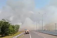 Aduh Akhirnya Terjadi, Sempat Diselimuti Asap Akibat Kebakaran Lahan di Ogan Ilir