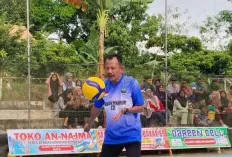 Camat Sungai Lilin Buka Kejuaraan Turnamen Voli Kades Berlian Makmur CUP, Ini Hadiahnya 
