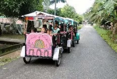 Sore Ceria, Odong-Odong Jadi Pilihan Hiburan Anak 
