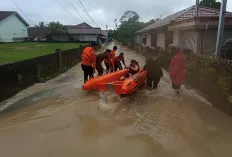 Ratusan Rumah di Muara Enim Terendam Banjir, Air Capai 1 Meter