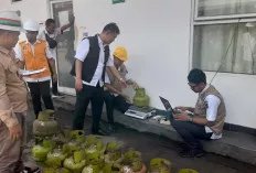 Disdagperin OKI Lakukan Pengawasan Barang Dalam Keadaan Terbungkus, Gas Cair di SPBE 