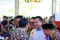 Perkuat Sinergi Sumbagsel, Bupati dan Wakil Bupati Muba Hadiri Halal Bihalal Tokoh Nasional di Griya Agung
