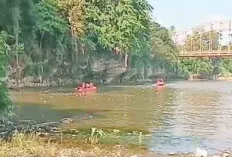 BPBD OKU Lakukan Penyisiran di Sungai Ogan 