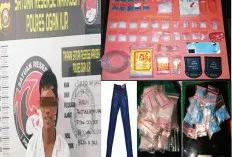 Satres Narkoba Polres Ogan Ilir Bongkar Gudang Narkotika di Rumah Kosong, 101 Butir Ekstasi dan 22 Paket Sabu 