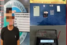 Polsek Bayung Lencir Tangkap Pengedar Narkoba, 1,43 Gram Sabu Diamankan