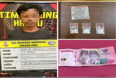 Satresnarkoba Polres PALI Ringkus Pengedar Sabu di Depan Gerbang SD