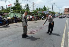 Kecelakaan di Depan Disdukcapil Lubuk Linggau, Pengendara RX King Luka Parah