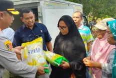 Polres Lubuklinggau dan Bulog Gelar Operasi Pasar Murah, 2 Ton Beras Ludes dalam Waktu Singkat