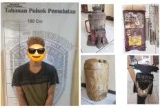 Resedivis Curanmor Ditangkap Tim Panther Polsek Pemulutan Usai Gasak Solar dan Dongkrak Milik Anggota Polisi
