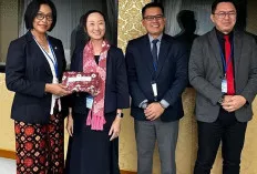 Wow, Syal Jumputan Hasil Karya WBP Jadi Cinderamata Pada Criminal Justice Forum di Tokyo