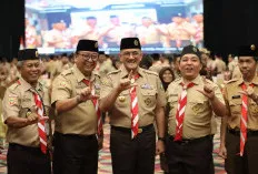 Sekda Sumsel Edward Candra Buka Rakerda Pramuka 2025: Dorong Kolaborasi dan Penguatan Moral Generasi Muda