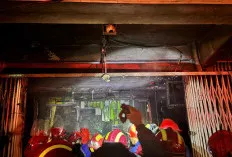  Ruko Tiga Lantai di Jalan Sudirman Palembang Terbakar, Kerugian Puluhan Juta