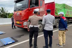 Hutama Karya dan Dishub Tindak 45 Kendaraan ODOL di Ruas Tol Trans Sumatera