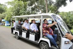 Tinjau Fasilitas Olahraga di Jakabaring Sport City 